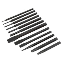 Load image into Gallery viewer, Sealey Punch & Chisel Set 12pc (Siegen)