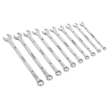 Load image into Gallery viewer, Sealey Combination Spanner Set 10pc Extra-Long - Metric (Siegen)