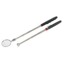 Load image into Gallery viewer, Sealey Telescopic Magnetic Pick-Up Tool & Inspection Mirror Set 2pc (Siegen)