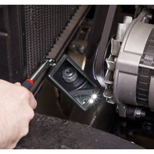 Load image into Gallery viewer, Sealey Telescopic Inspection Mirror 52 x 83mm, 2 LEDs (Siegen)