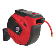 Load image into Gallery viewer, Sealey Air Hose Reel Auto-Rewind Control 20M - 10mm ID - Rubber Hose