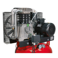 Load image into Gallery viewer, Sealey Air Compressor 270L Vertical Belt Drive 7.5hp 3ph 2-Stage, Cast Cylinders