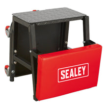 Load image into Gallery viewer, Sealey Mechanic's Utility Seat & Step Stool