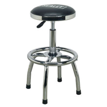 Load image into Gallery viewer, Sealey Workshop Stool Heavy-Duty Pneumatic, Adjustable Height Swivel Seat