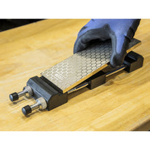 Load image into Gallery viewer, Sealey Combination Diamond Sharpening Whetstone, Adjustable Stone Holder