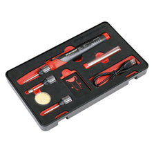 Load image into Gallery viewer, Sealey Rechargeable Soldering Iron Kit 30W (Premier)