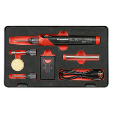 Load image into Gallery viewer, Sealey Rechargeable Soldering Iron Kit 30W (Premier)