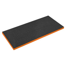 Load image into Gallery viewer, Sealey Easy Peel Shadow Foam Orange/Black 1200 x 550 x 50mm