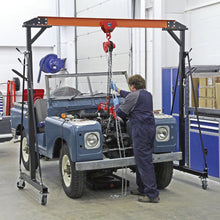 Load image into Gallery viewer, Sealey Portable Lifting Gantry Crane Adjustable 1 Tonne