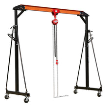 Load image into Gallery viewer, Sealey Portable Lifting Gantry Crane Adjustable 1 Tonne