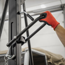 Load image into Gallery viewer, Sealey Portable Lifting Gantry Crane Adjustable 0.5 Tonne & Hoist Combo