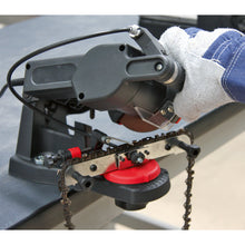 Load image into Gallery viewer, Sealey Chainsaw Blade Sharpener - Quick Locating 85W