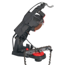Load image into Gallery viewer, Sealey Chainsaw Blade Sharpener - Quick Locating 85W