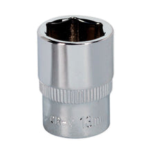 Load image into Gallery viewer, Sealey WallDrive Socket 13mm 1/4" Drive - Fully Polished (Premier) - 6pt