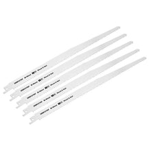 Load image into Gallery viewer, Sealey Reciprocating Saw Blade Wood & Nail 300mm (12") 6tpi - Pack of 5
