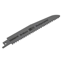Load image into Gallery viewer, Sealey Reciprocating Saw Blade Multipurpose 150mm (6") 5-8tpi - Pack of 5