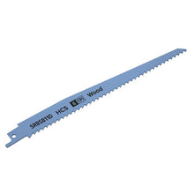 Load image into Gallery viewer, Sealey Reciprocating Saw Blade Clean Wood 200mm - 6tpi - Pack of 5