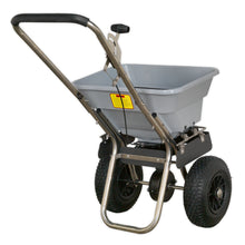 Load image into Gallery viewer, Sealey Stainless Steel Broadcast Salt Spreader 37kg Walk Behind