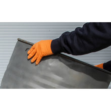 Load image into Gallery viewer, Sealey Orange Diamond Grip Extra-Thick Nitrile Powder-Free Gloves Large - Pack of 50