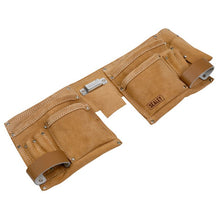 Load image into Gallery viewer, Sealey Double Pouch Leather Tool Belt