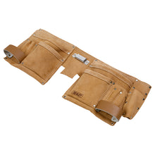 Load image into Gallery viewer, Sealey Double Pouch Leather Tool Belt