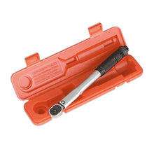 Load image into Gallery viewer, Sealey Torque Wrench Micrometer Style 1/4" Drive 5-25Nm(44-221lb.in) - Calibrated (Premier)
