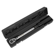 Load image into Gallery viewer, Sealey Torque Wrench Micrometer Style 1/2" Sq Drive 40-210Nm (Premier)