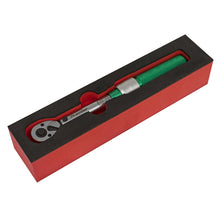 Load image into Gallery viewer, Sealey Torque Wrench Micrometer Style 1/4" Drive 5-25Nm - Calibrated (Premier)