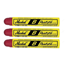 Load image into Gallery viewer, Markal - B Paintstik - Original Marker for Rough, Rusty, Smooth or Dirty Surfaces - Pack of 3