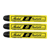 Load image into Gallery viewer, Markal - B Paintstik - Original Marker for Rough, Rusty, Smooth or Dirty Surfaces - Pack of 3