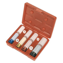 Load image into Gallery viewer, Sealey Alloy Wheel Impact Socket Set 4pc 1/2" Drive