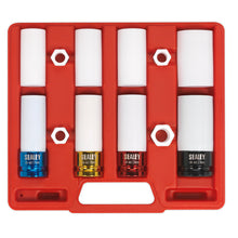 Load image into Gallery viewer, Sealey Alloy Wheel Impact Socket Set 4pc 1/2" Drive