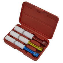 Load image into Gallery viewer, Sealey Alloy Wheel Long Reach Impact Socket Set 3pc 1/2" Drive