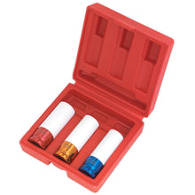 Load image into Gallery viewer, Sealey Alloy Wheel Impact Socket Set 3pc 1/2" Drive