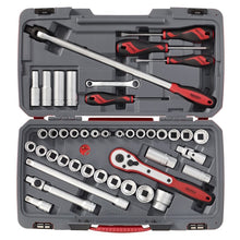 Load image into Gallery viewer, Teng Socket and Tool Set 1/2" Drive 44pcs - 12pt