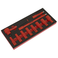 Load image into Gallery viewer, Sealey Insulated Socket Set, Tool Tray 11pc 3/8" Drive - VDE Approved