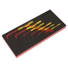 Load image into Gallery viewer, Sealey Hex Key Set, Tool Tray 6pc - VDE Approved