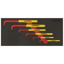 Load image into Gallery viewer, Sealey Hex Key Set, Tool Tray 6pc - VDE Approved