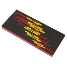 Load image into Gallery viewer, Sealey Insulated TRX-Star* Key 9pc, Tool Tray - VDE Approved