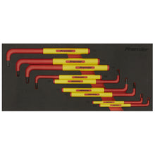 Load image into Gallery viewer, Sealey Insulated TRX-Star* Key 9pc, Tool Tray - VDE Approved