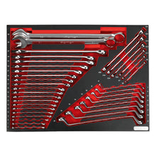 Load image into Gallery viewer, Sealey Tool Tray, Spanner Set 35pc (Premier)