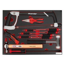 Load image into Gallery viewer, Sealey Tool Tray, Hacksaw, Hammers & Punches 13pc (Premier)