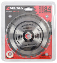 Load image into Gallery viewer, Abracs TCT Blade 184mm x 30mm x 24T - Wood