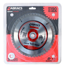 Load image into Gallery viewer, Abracs TCT Blade 190mm x 30mm x 48T - Wood