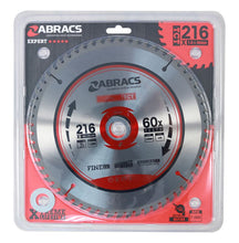 Load image into Gallery viewer, Abracs TCT Blade 216mm x 30mm x 60T - Wood