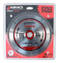 Load image into Gallery viewer, Abracs TCT Blade 250mm x 30mm x 80T - Wood