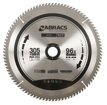 Load image into Gallery viewer, Abracs TCT Blade 305mm x 30mm x 96T - Wood