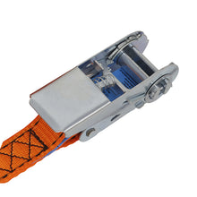 Load image into Gallery viewer, Sealey Ratchet Strap 25mm x 5M Polyester Webbing S-Hook, Corner Protector 600kg Breaking Strength