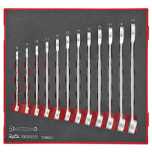 Load image into Gallery viewer, Teng Anti-Slip Spanner Set MM 12pcs EVA