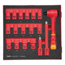 Load image into Gallery viewer, Teng 3/8" Drive Insulated Socket Set 18pcs